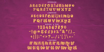 Kelopak Outline Display Font Poster 8