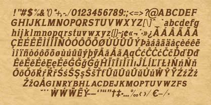 Texas Font Poster 11