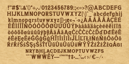 Texas Font Poster 10