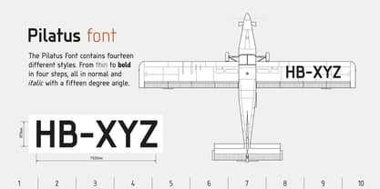 Pilatus Font Poster 3