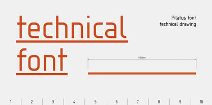 Pilatus Font Poster 7