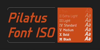 Pilatus Font Poster 4
