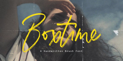 Boxtime Brush Font Poster 1