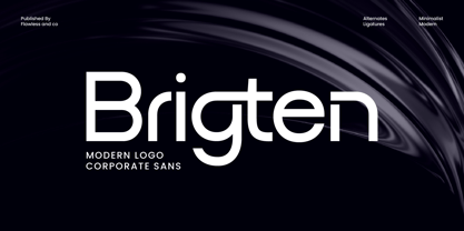 Brigten Font Poster 1