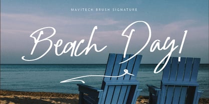 Mavitech Brush Font Poster 10