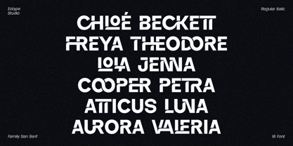 Jettic Font Poster 10