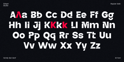 Jettic Font Poster 8