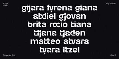 Jettic Font Poster 11