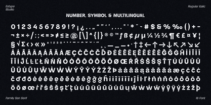 Jettic Font Poster 12