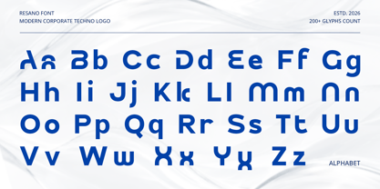 Resano Font Poster 10