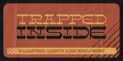 Resistor Slab Font Poster 4