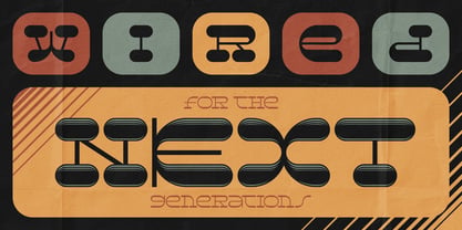 Resistor Slab Font Poster 3