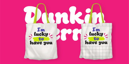 Dunkin Berry Font Poster 5