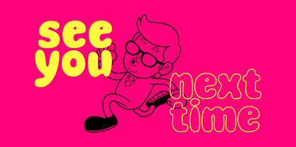 Exzan Drawn Font Poster 7