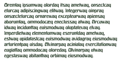 Cara Font Poster 9