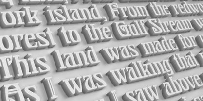 Cara Font Poster 2