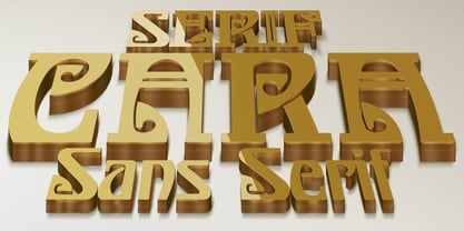 Cara Font Poster 1