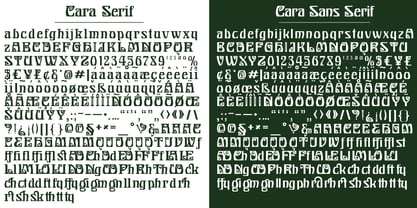 Cara Font Poster 3