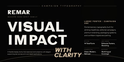 Remar Font Poster 9