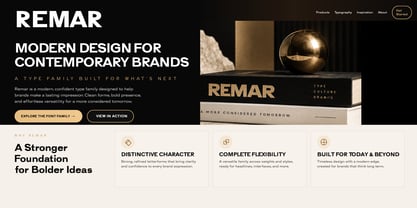 Remar Font Poster 8