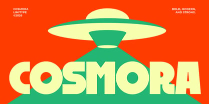 Cosmora Font Poster 1