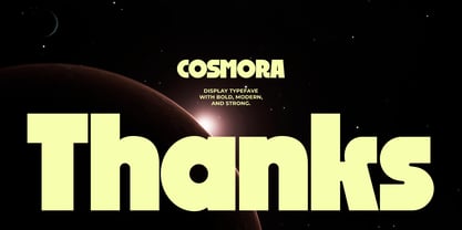 Cosmora Font Poster 12