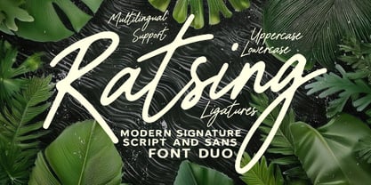 Ratsing Font Poster 1