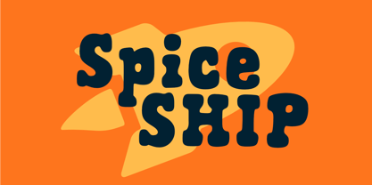 Spice Ship Font Poster 1