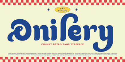 Onilery Font Poster 1