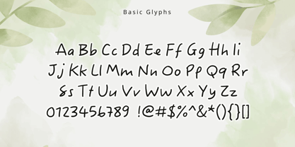 NmSweetHome Font Poster 6
