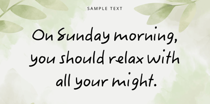 NmSweetHome Font Poster 3