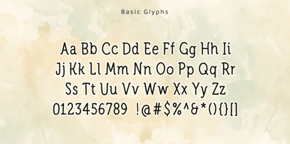 NmHerbGarden Font Poster 6