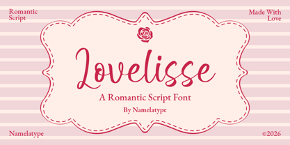Lovelisse Font Poster 1