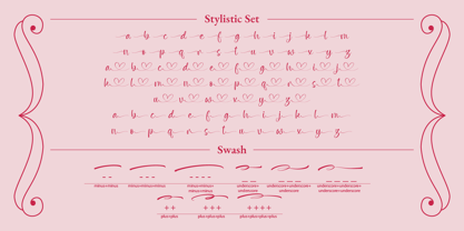 Lovelisse Font Poster 3