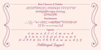 Lovelisse Font Poster 2