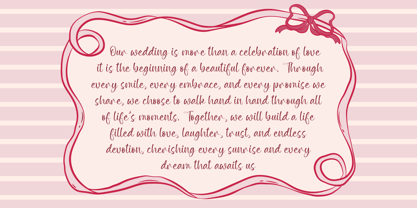 Lovelisse Font Poster 9