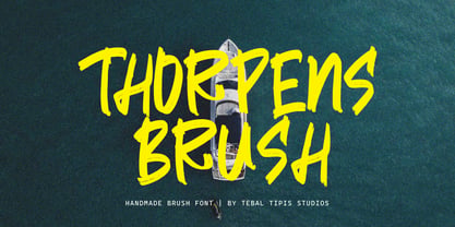 Thorpens Brush Font Poster 1