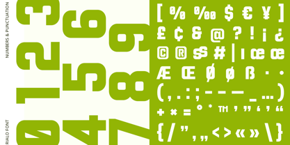 Rialo Font Poster 12