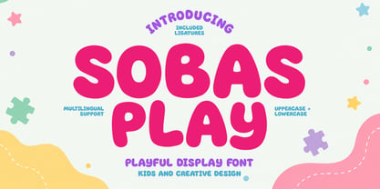 Sobas Play Font Poster 1