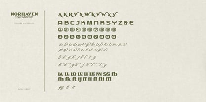 Norhaven Font Poster 5