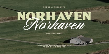 Norhaven Font Poster 1