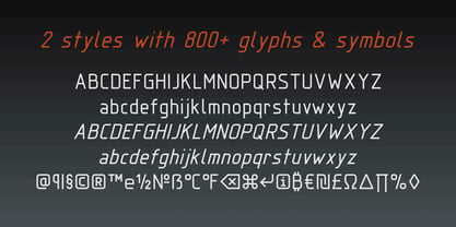 Pilatus ISO Font Poster 4