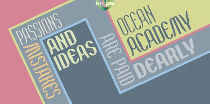 Psekas Pro Font Poster 7