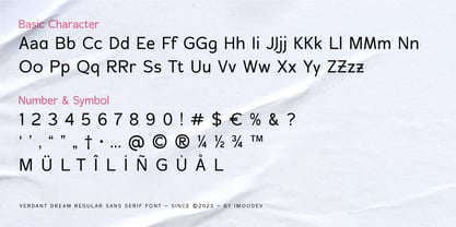 Verdant Dream Font Poster 6