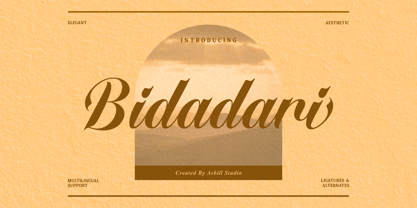 Bidadari Font Poster 1