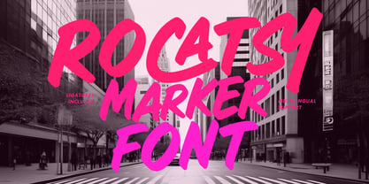 Rocatsy Font Poster 1