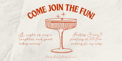 Gilded Lumiere Font Poster 9