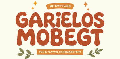 Garielos Mobegt Font Poster 1