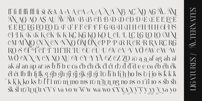 Angloris Font Poster 15
