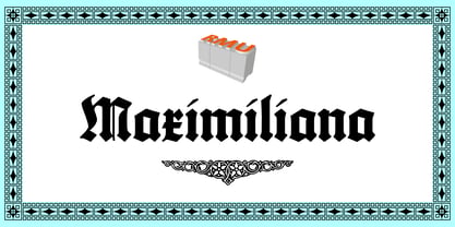 Maximiliana Font Poster 1